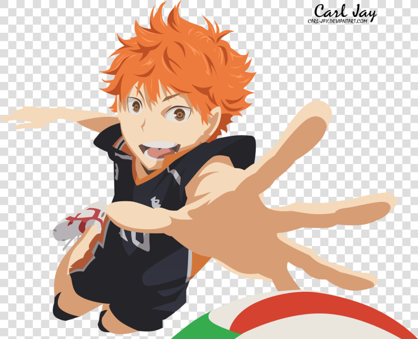 Haikyuu Anime Hinata Spike  HD Png DownloadTransparent PNG