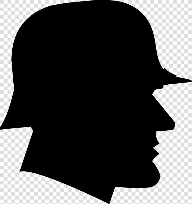 German World War 2 Soldier Silhouette   World War 2 Silhouette  HD Png DownloadTransparent PNG