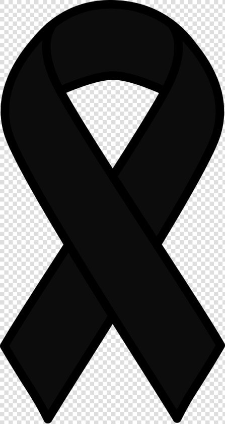 Black Melanoma Ribbon   Black Cancer Symbol Png  Transparent PngTransparent PNG