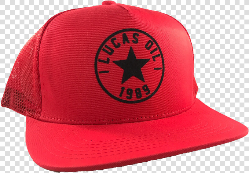 Red Lucas Oil 1989 Mesh Snapback Hat   Baseball Cap  HD Png DownloadTransparent PNG