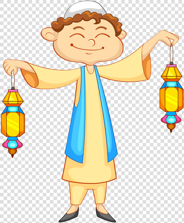 Muslim Islam Clip Art Muslim Boy   Eid Mubarak Png Cartoon  Transparent PngTransparent PNG