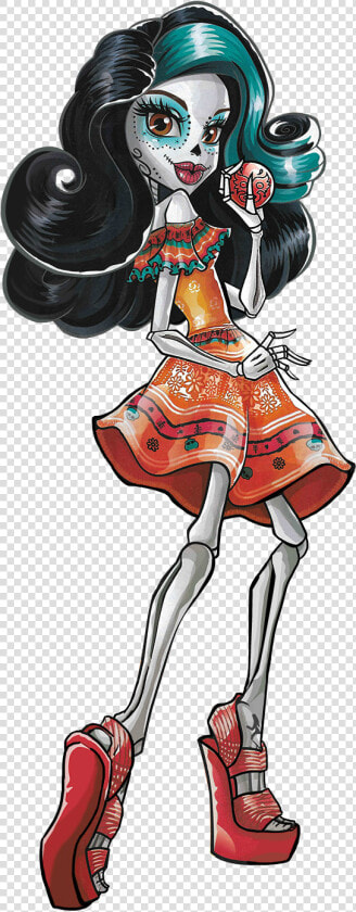 Monster High Scarnival Skelita Calaveras  HD Png DownloadTransparent PNG