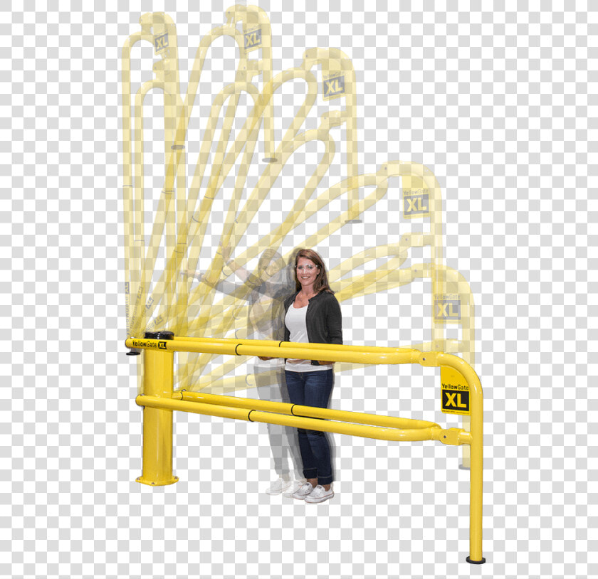 Yellowgate Loading Dock Safety Gate   Plywood  HD Png DownloadTransparent PNG