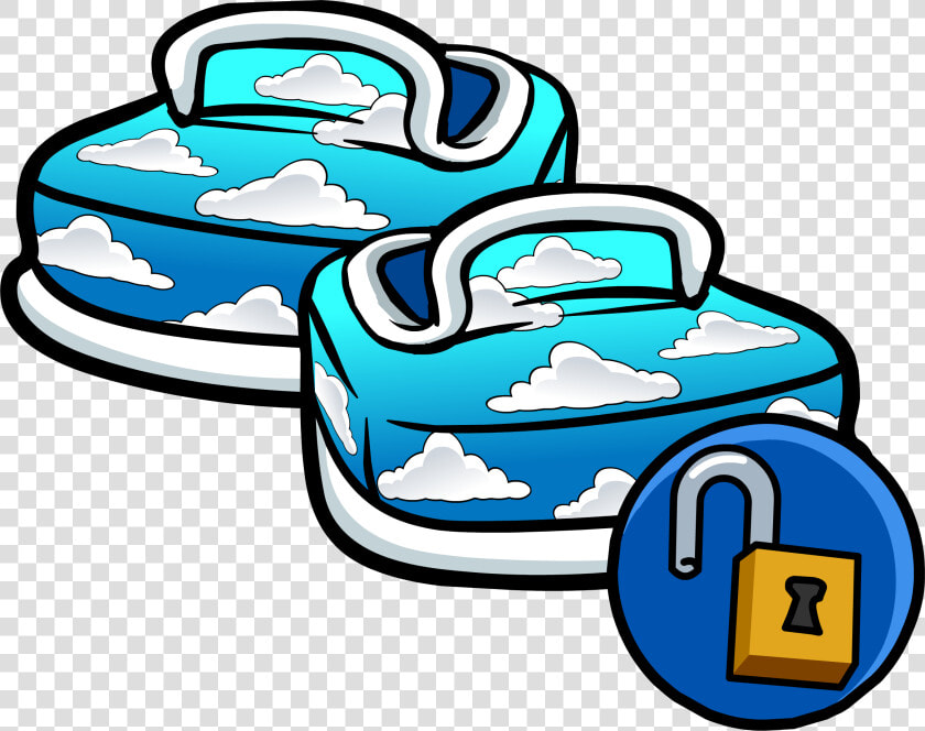 Club Penguin Rewritten Wiki   Club Penguin Cloud Shoes  HD Png DownloadTransparent PNG