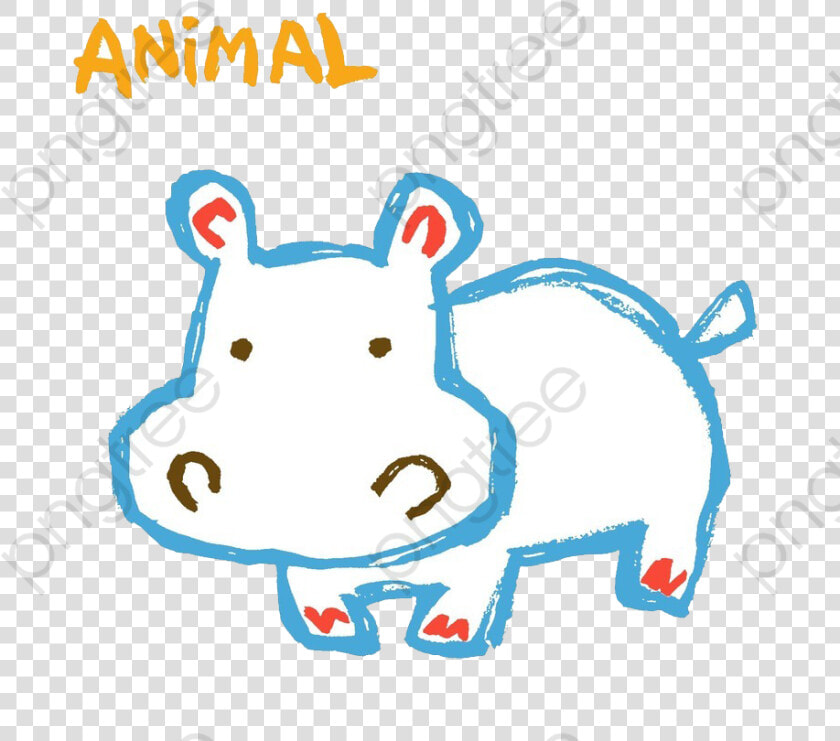 Cute Hippo Clipart Lovely   Cartoon  HD Png DownloadTransparent PNG