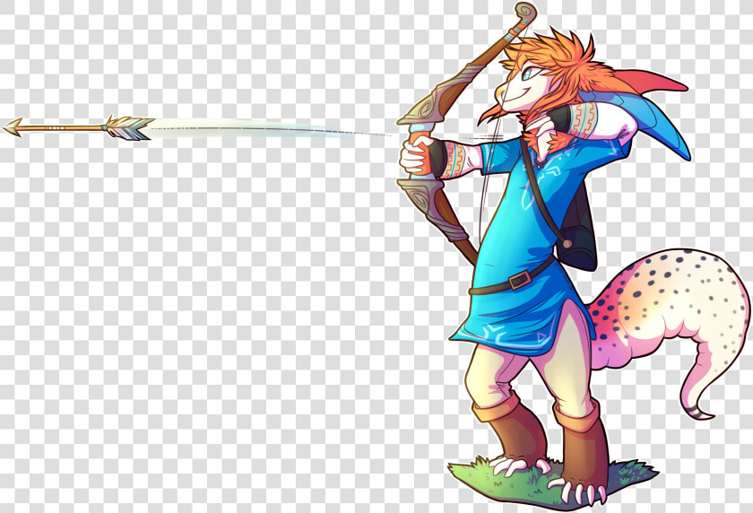 Breathe   Botw Link Furry  HD Png DownloadTransparent PNG