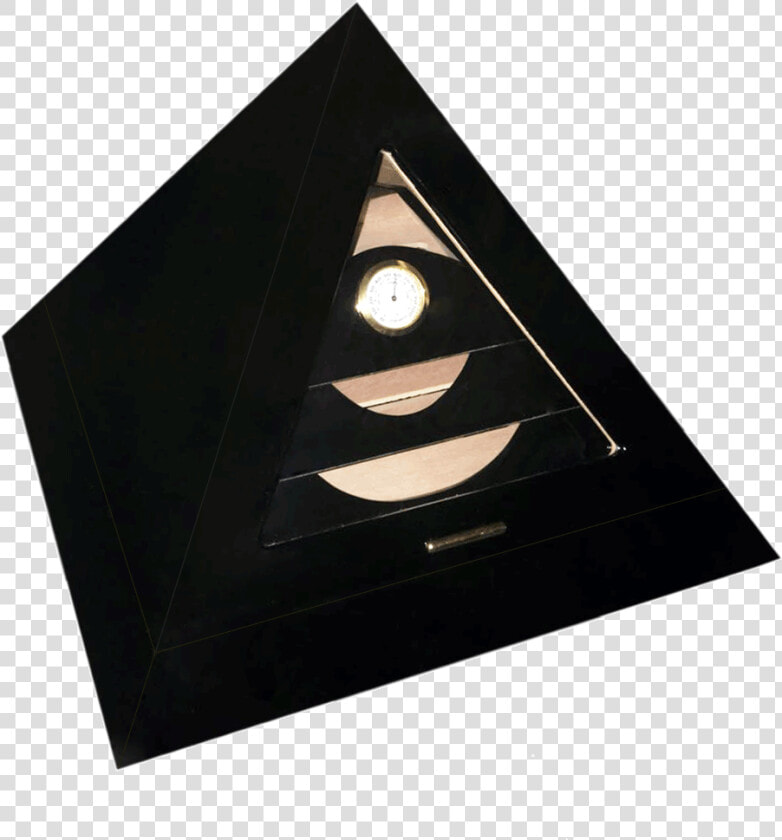 Black Pyramid Humidor   Triangle  HD Png DownloadTransparent PNG