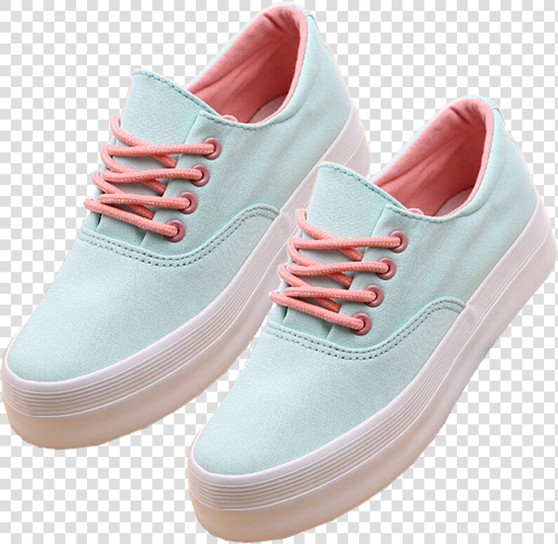 Image Of Baby Blue And Pink Aesthetic Sneakers   Baby Blue Aesthetic Pngs  Transparent PngTransparent PNG