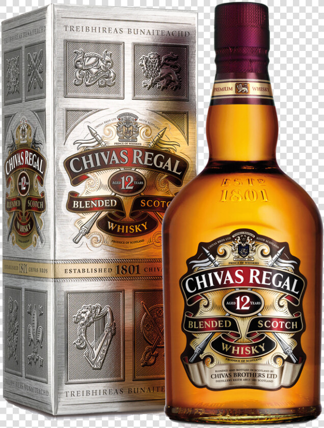 Chivas Regal 12 Year Blended Scotch Whisky  HD Png DownloadTransparent PNG