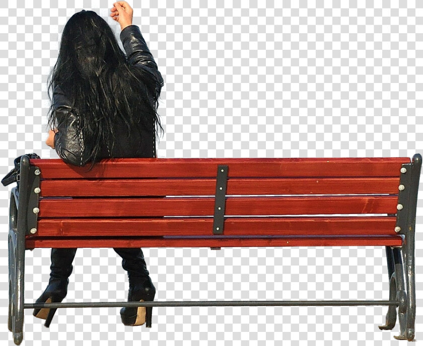 Landscape Architecture Photomontage   Sitting On A Bench Png  Transparent PngTransparent PNG