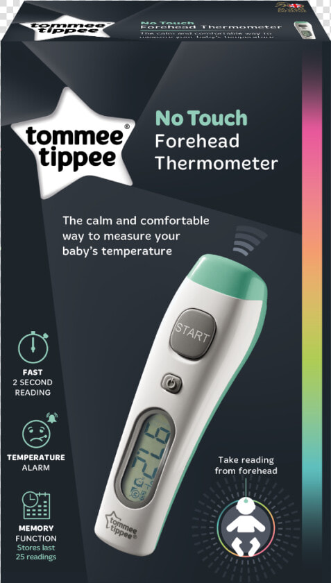 Tommee Tippee No Touch Thermometer  HD Png DownloadTransparent PNG