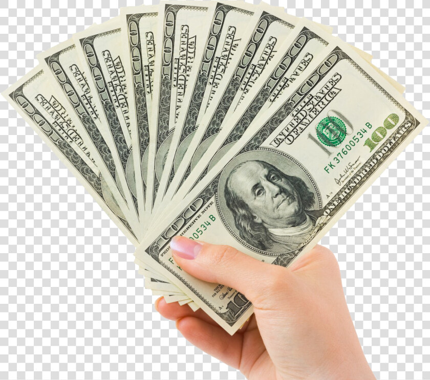 Home Business Entrepreneurship Crazy   Hand Holding Money Png  Transparent PngTransparent PNG