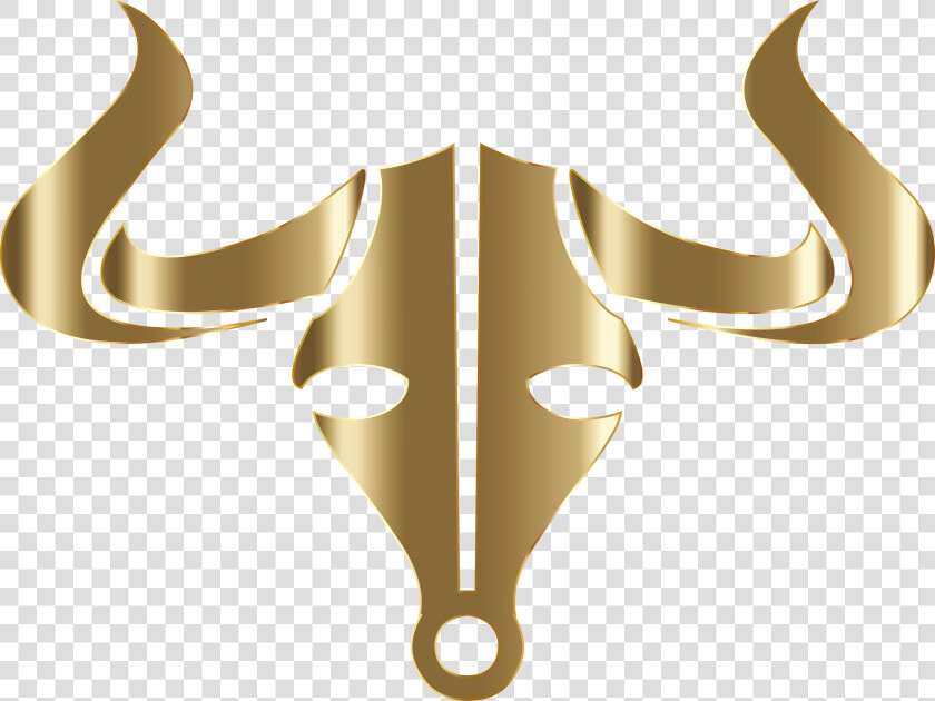 Gold Bull Icon No Background Clip Arts   Bull Horns No Background  HD Png DownloadTransparent PNG