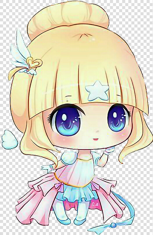  chibi  cute  girl  anime  angel   Cute Chibi Girl Anime  HD Png DownloadTransparent PNG