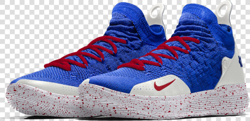 Check Out Nike S Custom Nba Opening Week Shoes For   Kd 11 Red White Blue  HD Png DownloadTransparent PNG