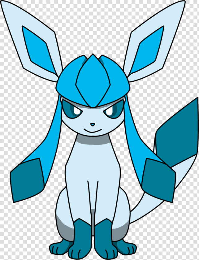 Sitting Png By Proteusiii   Pokemon Glaceon Png  Transparent PngTransparent PNG