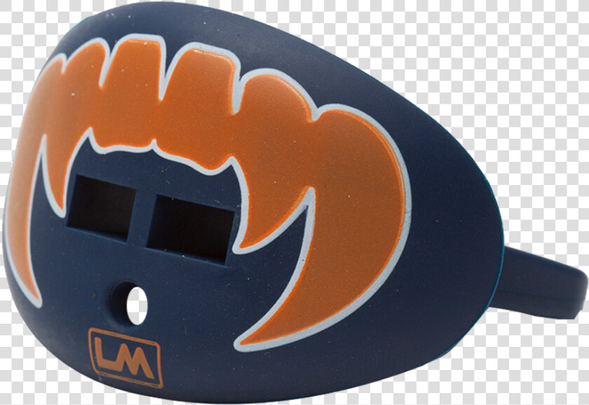 Loudmouthguards Vampire Fangs Tiger Navy Blue Orange   Pumpkin  HD Png DownloadTransparent PNG