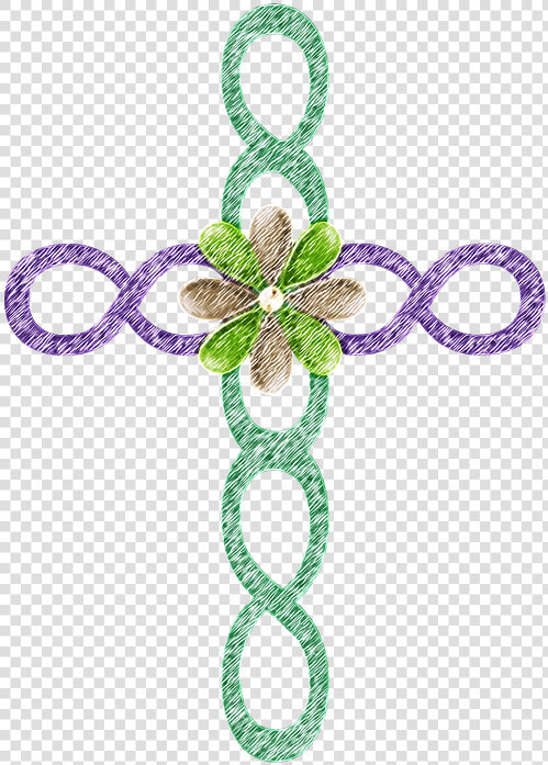 Cross Green Symbol Religion Decoration   Chain  HD Png DownloadTransparent PNG