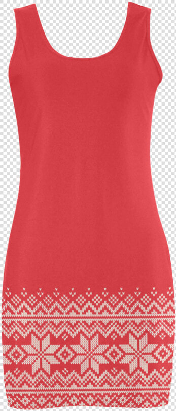 Scandinavian Christmas Knit Sweater Pattern Red Medea  HD Png DownloadTransparent PNG