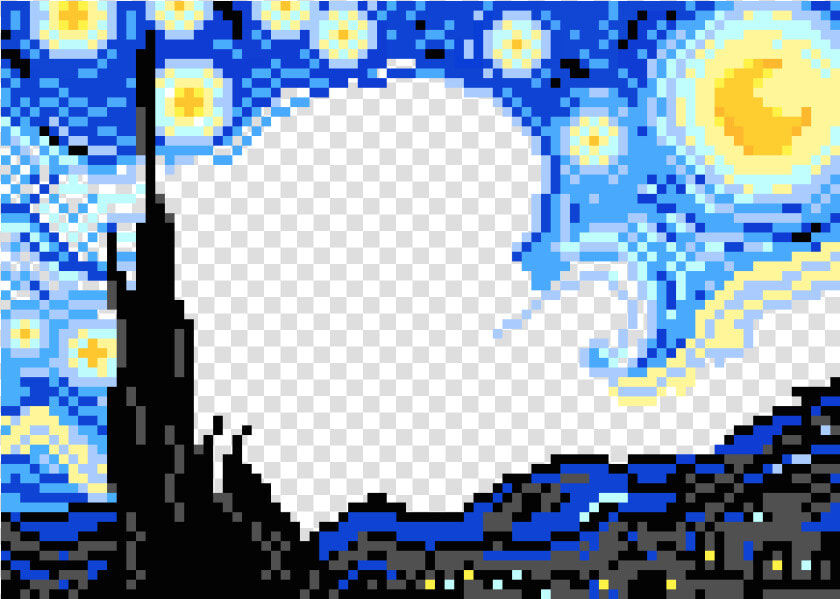 Starry Night Art Png  Transparent PngTransparent PNG