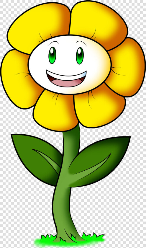 Transparent Flowey Png   Cartoon  Png DownloadTransparent PNG