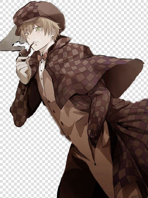  england  sherlock  holmes  hetalia  aph   Sherlock Holmes Anime Art  HD Png DownloadTransparent PNG