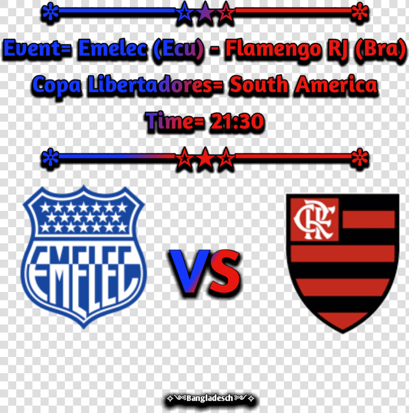 Flamengo X Emelec Libertadores 2019  HD Png DownloadTransparent PNG