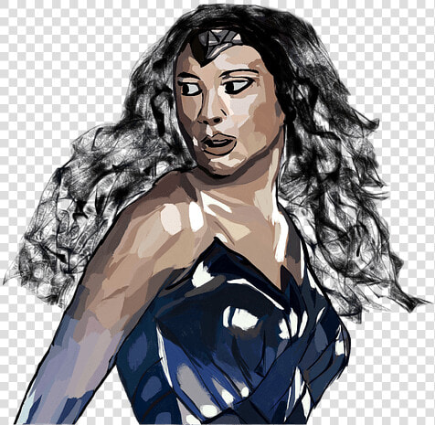 Wonder Woman By Bavillo13 Pixabay   Gal Gadot Wonder Woman Vector  HD Png DownloadTransparent PNG