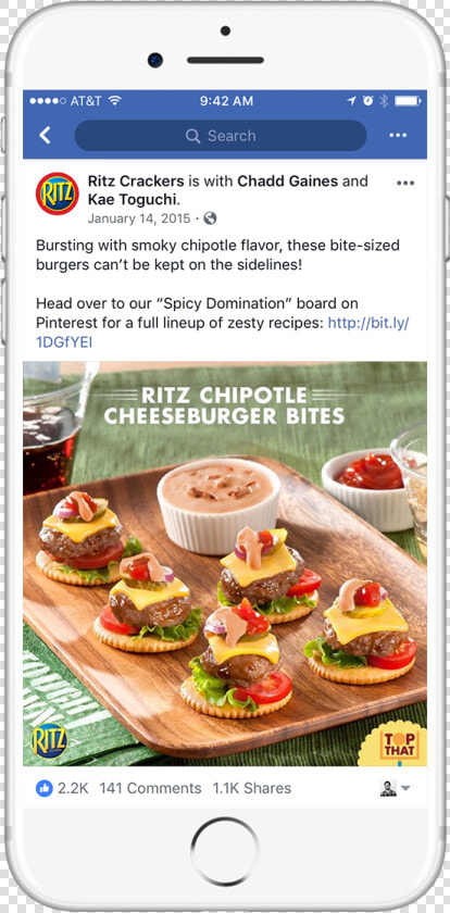 Ritz Game Day Social Mocks Cheeseburger  HD Png DownloadTransparent PNG