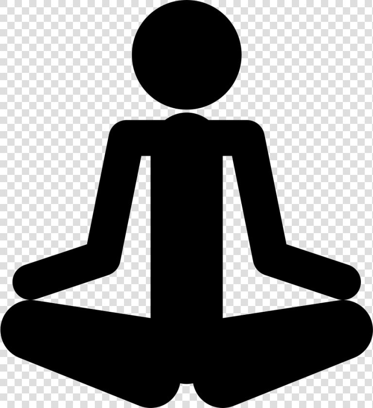 Person Silhouette In Posture   Icono Relax Png  Transparent PngTransparent PNG