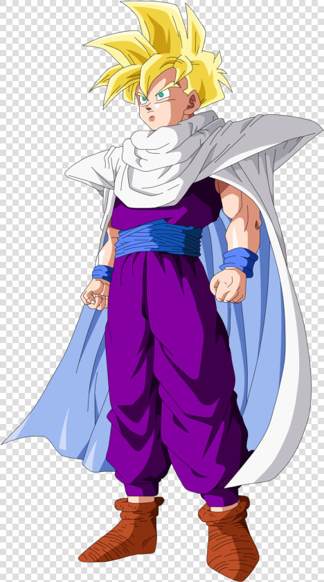 Gohan Super Saiyajin Full Power   Gohan Super Saiyan 1 Vs 2  HD Png DownloadTransparent PNG