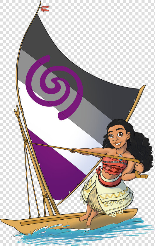 Asexual Pride  Moana so I’ve Got This Long List Of   Illustration  HD Png DownloadTransparent PNG