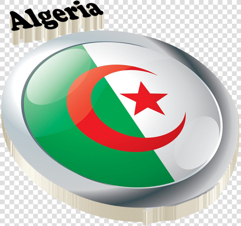 Algeria Flag Png Free Download   Circle  Transparent PngTransparent PNG