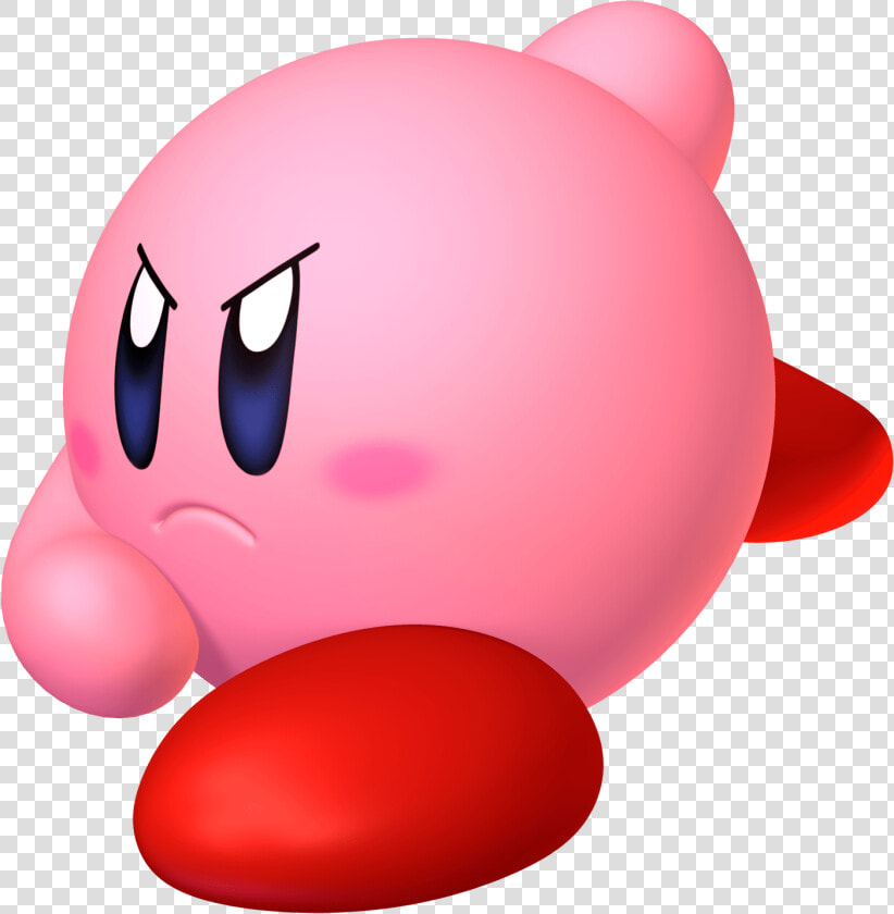 Kirby Sprite Transparent Kirby Angry Png   Angry Kirby Png  Png DownloadTransparent PNG