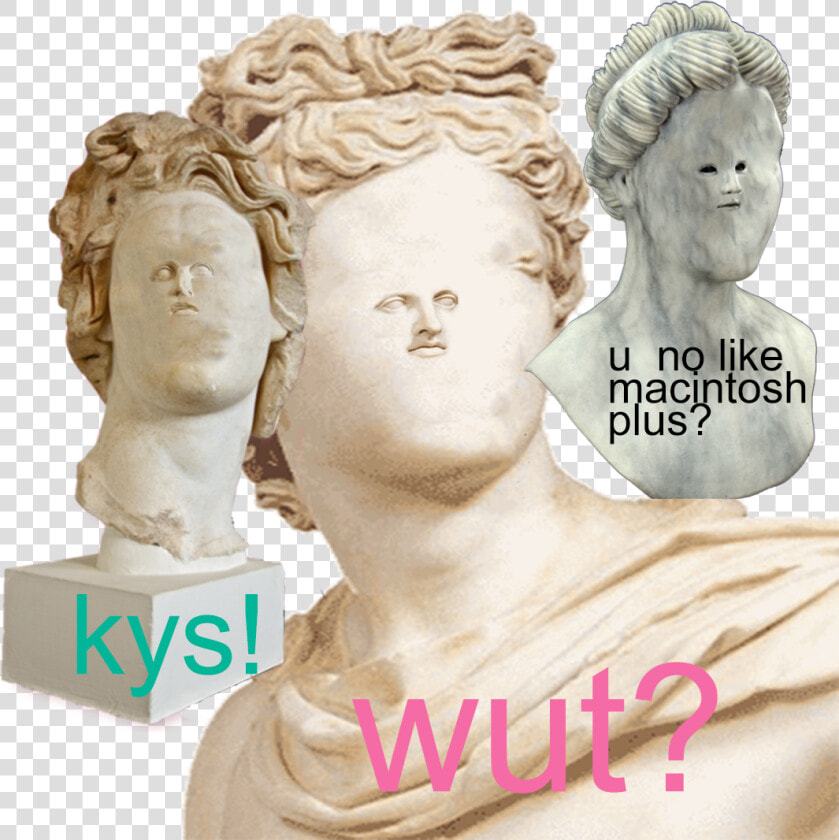 Macintosh Plus Statue Png   Aesthetic Roman Bust  Transparent PngTransparent PNG