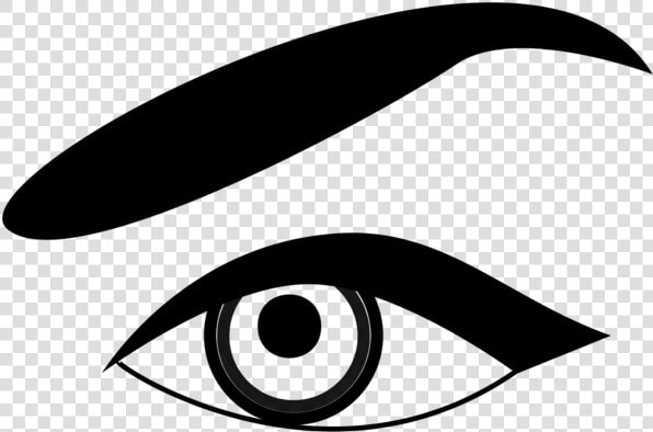 Line Art eye eye Liner   Kilay Black And White  HD Png DownloadTransparent PNG