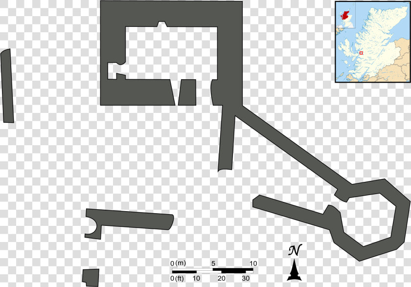 Eilean Donan Castle Map 1887   Eilean Donan Castle Footprint  HD Png DownloadTransparent PNG