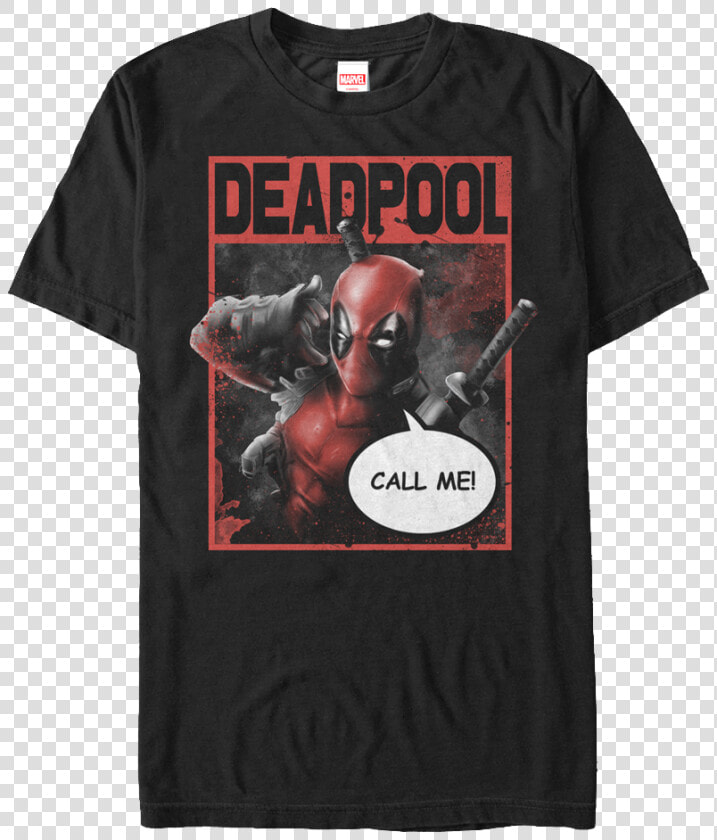 Call Me Deadpool T shirt   Cool Star Wars Graphic Tees  HD Png DownloadTransparent PNG