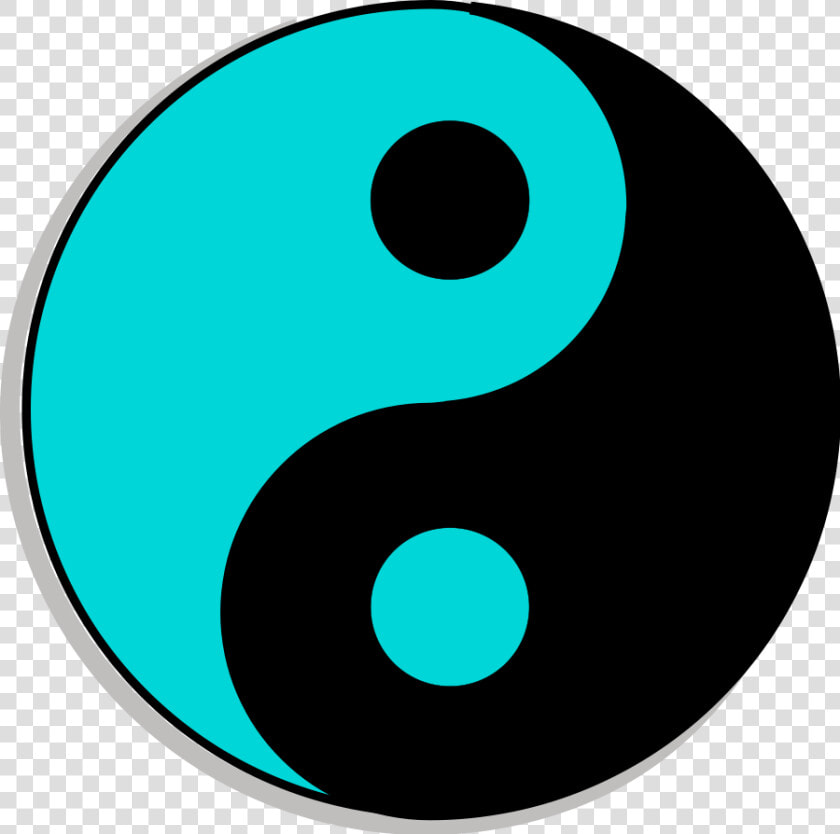 Transparent Yang Png   Yin Yang Colored  Png DownloadTransparent PNG