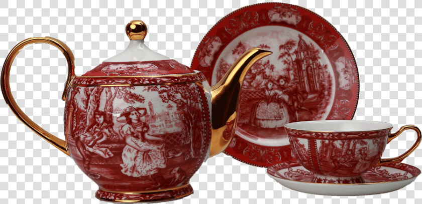 Tea Set Royal Bistro 24pc Jdb252 624   Teapot  HD Png DownloadTransparent PNG