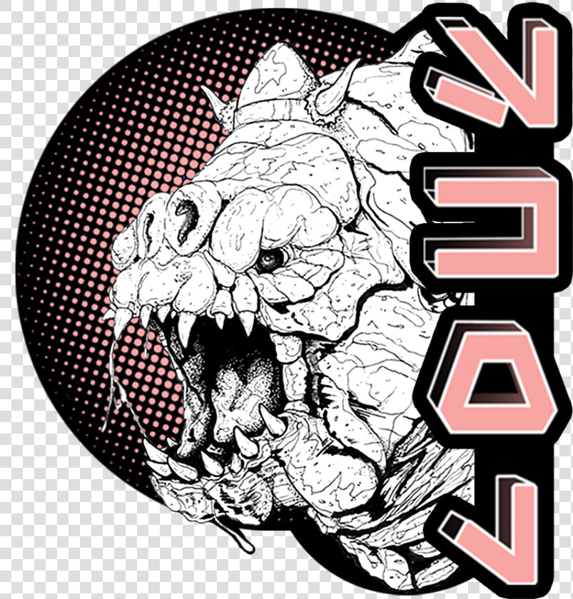 Image Of Sköl Rancor Sticker   Illustration  HD Png DownloadTransparent PNG