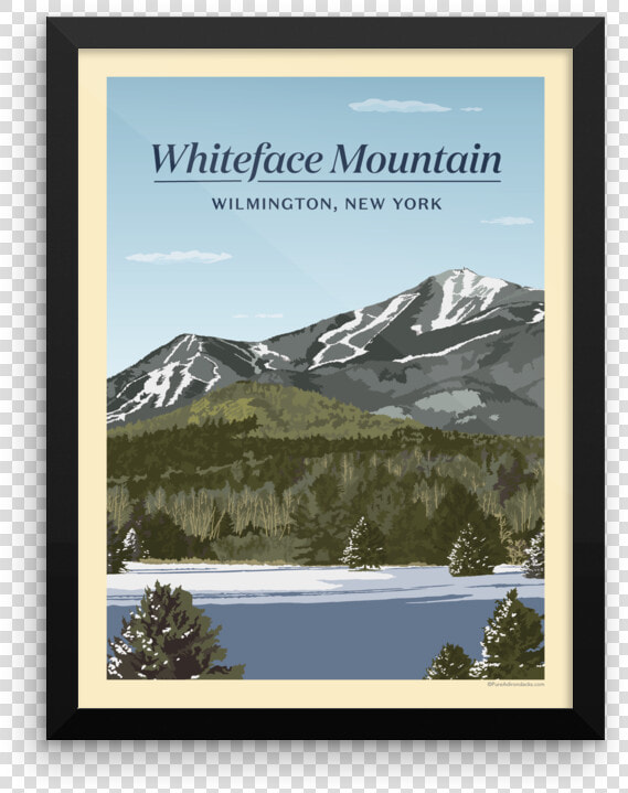 Vintage Poster   Whiteface Mountain Poster  HD Png DownloadTransparent PNG