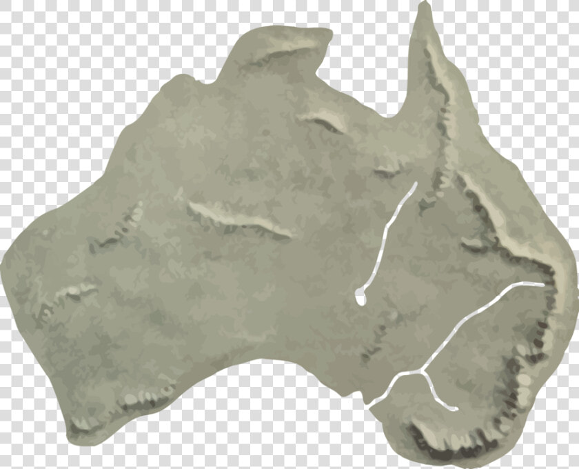 Jaw artifact terrain   Raised Relief Map Australia  HD Png DownloadTransparent PNG