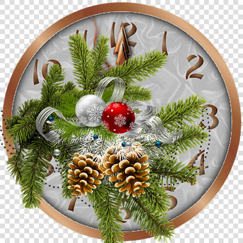  christmas  clock  ornaments  pinecones  freetoedit   Multi Ani 2018 Gif  HD Png DownloadTransparent PNG