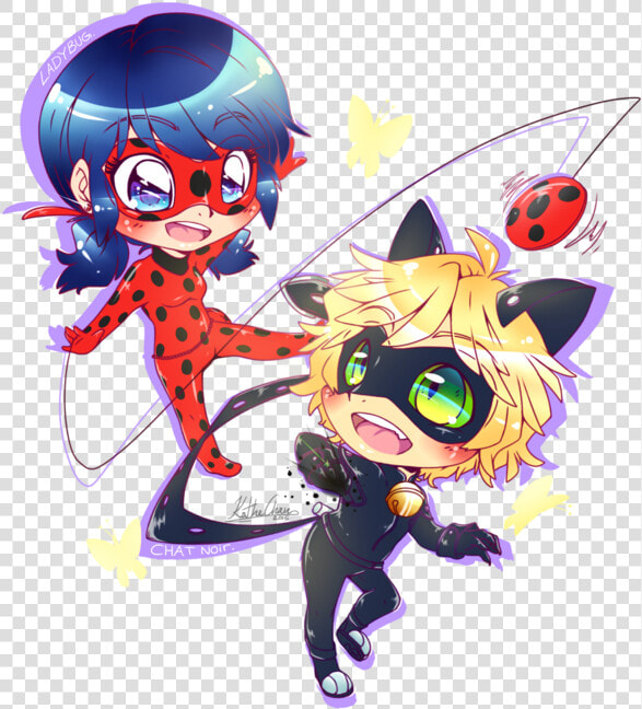 Ladybug And Cat Noir   De Ladybug Y Cat Noir Anime  HD Png DownloadTransparent PNG