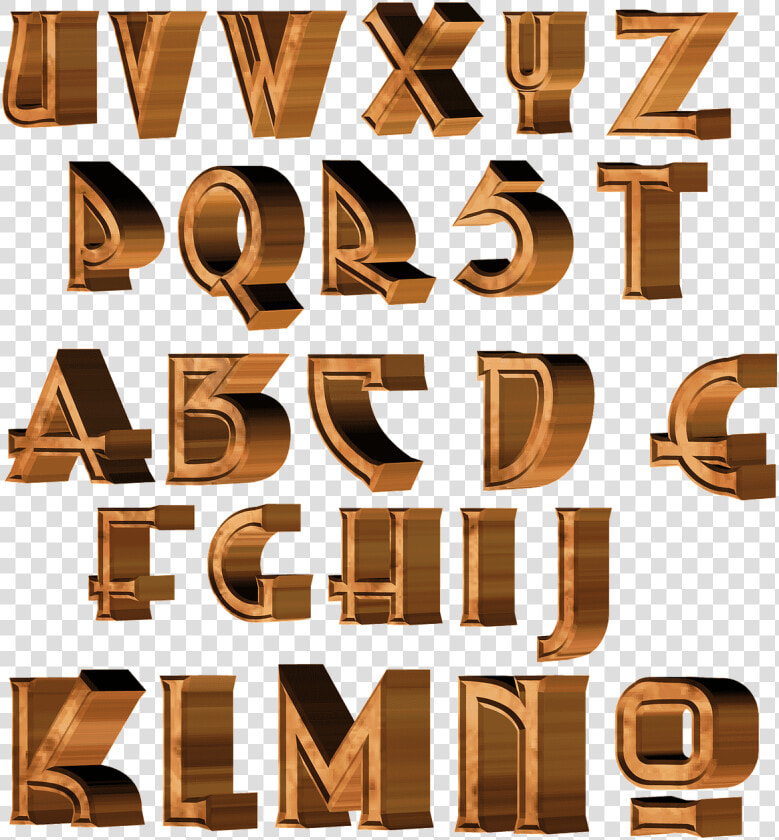 Transparent Clipart Lettre Alphabet   Letras 3d Png  Png DownloadTransparent PNG