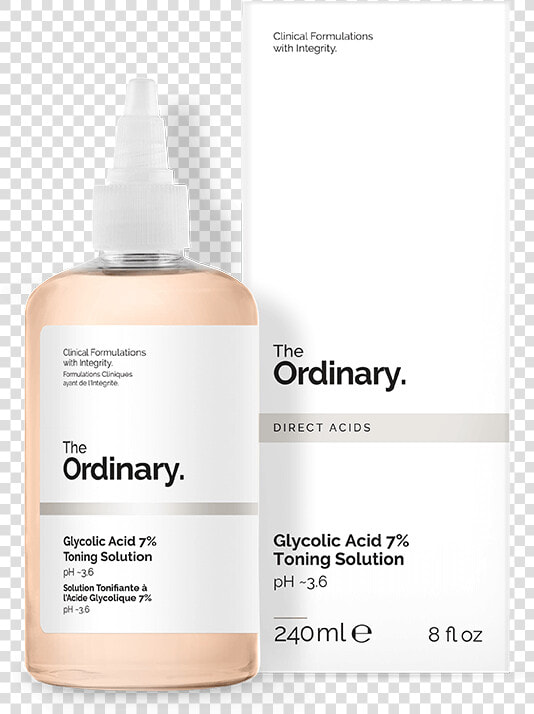 Glycolic Acid 7  Toning Solution   The Ordinary Glycolic Acid 7  Toning Solution  HD Png DownloadTransparent PNG