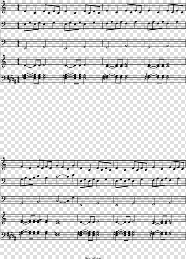 Sheet Music 1 Of 2 Pages   Castle Crashers Theme Clarinet  HD Png DownloadTransparent PNG