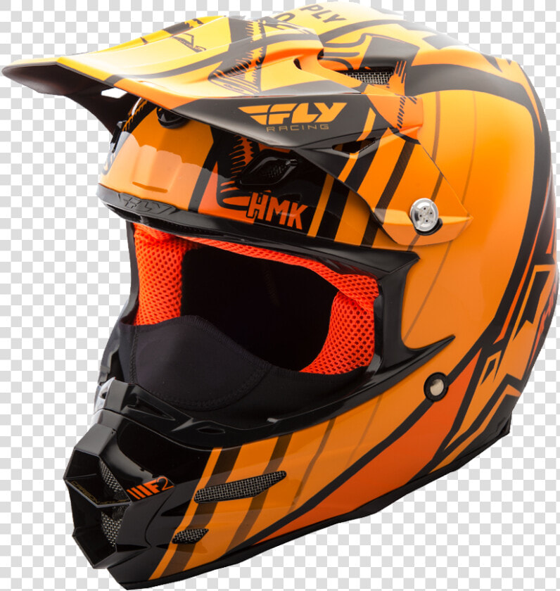 Fly Carbon Hmk Pro Orange Black   Motorcycle Helmet  HD Png DownloadTransparent PNG