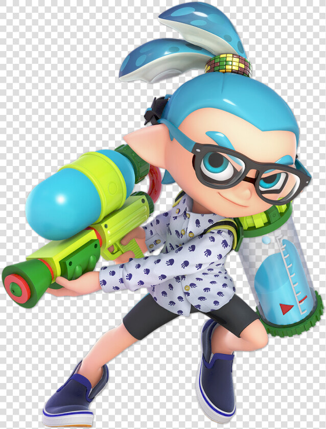 Cyan Inkling Smash Ultimate  HD Png DownloadTransparent PNG